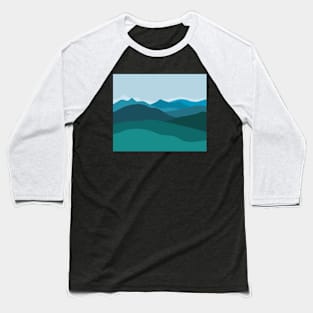 Green mountains at dusk Baseball T-Shirt